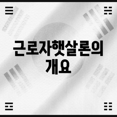 근로자햇살론의 개요