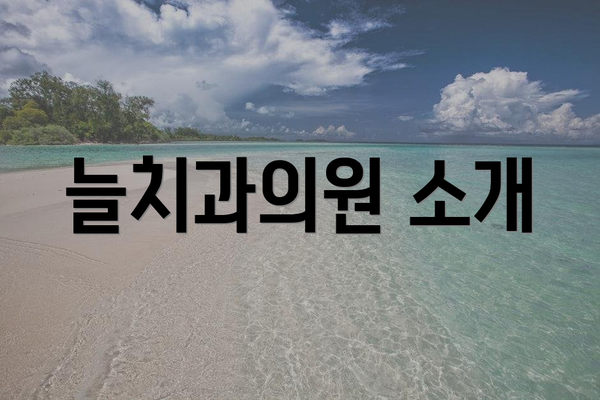 늘치과의원 소개