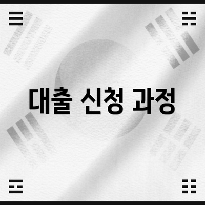 대출 신청 과정
