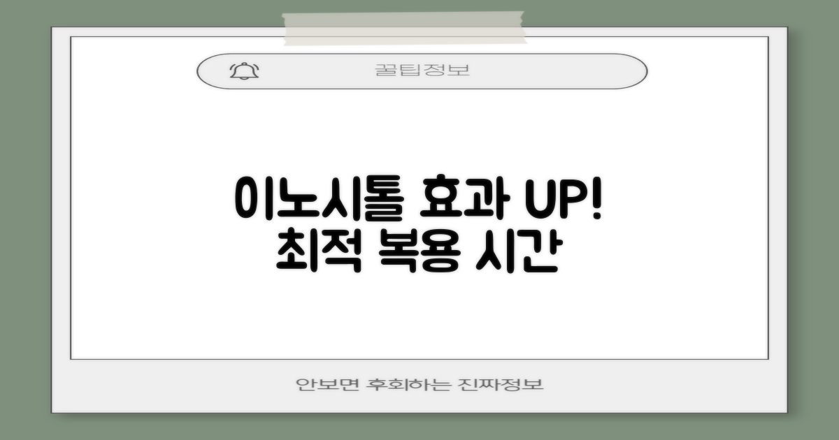이노시톨 효능 극대화를 위한 3가지 복용 시간 선택 가이드