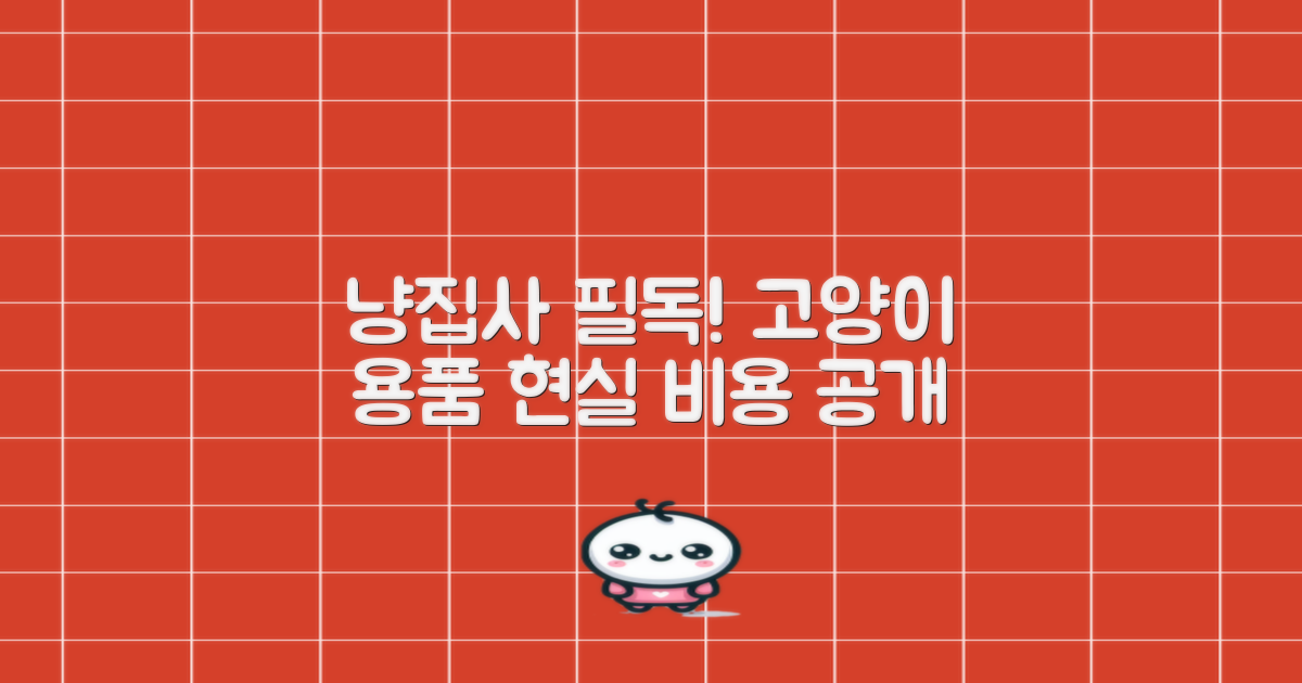 냥집사 필독! 고양이 키우기 물품 & 현실 비용은?