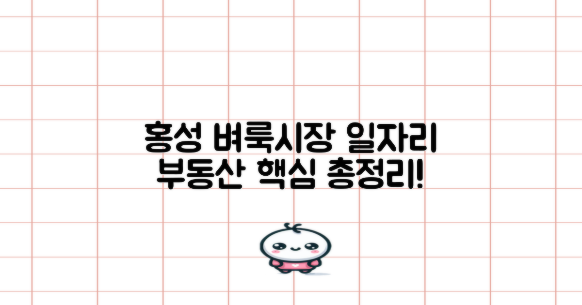홍성군 벼룩시장: 일자리·부동산 총정리