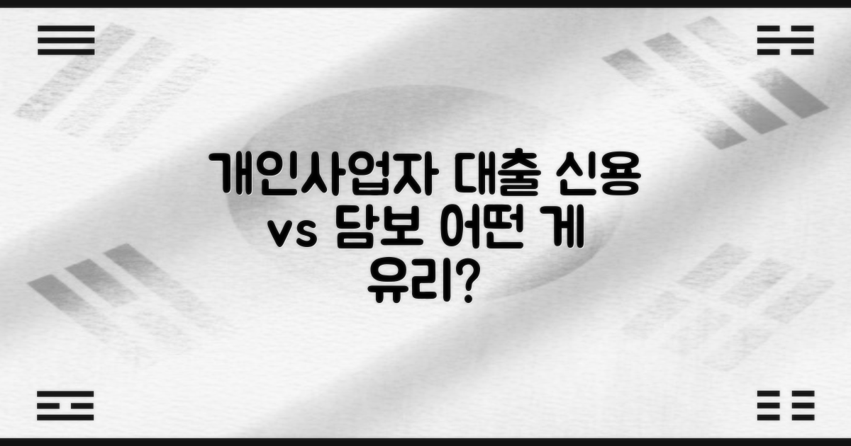 신용 대출 vs 담보 대출: 어떤 선택이 개인사업자에게 유리할까? (22년 10월 4주차 최신 정보)