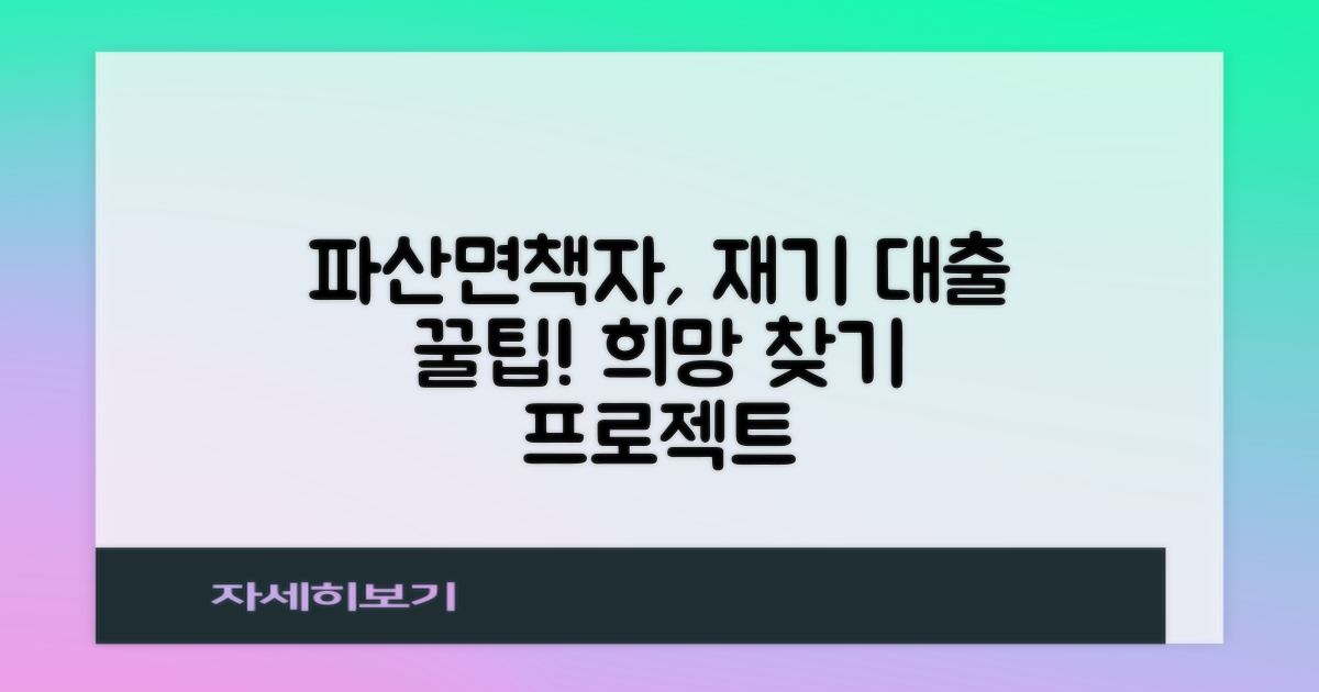 파산면책자, 재기 위한 대출 활용법