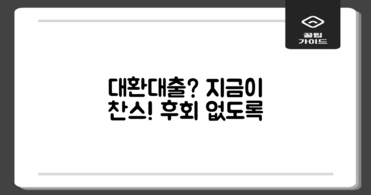 대환대출, 지금이 적기일까?