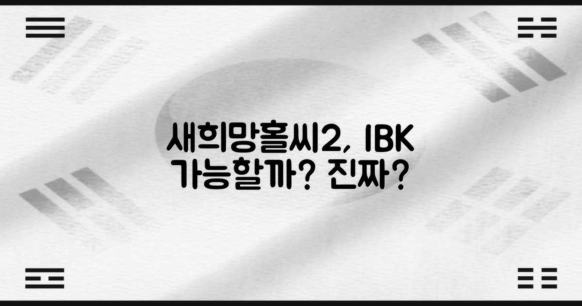 IM뱅크 새희망홀씨2, 정말 가능할까?